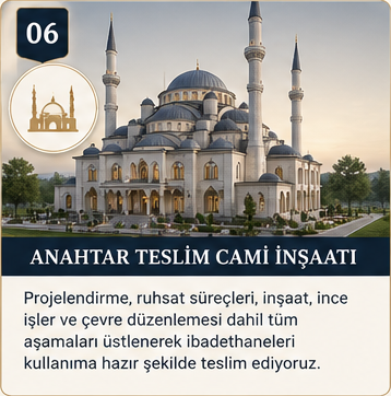 ANAHTAR TESLİM CAMİ