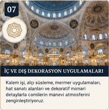İÇ-DIŞ DEKORASYON UYGULAMALARI