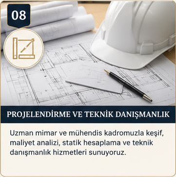 PROJELENDİRME VE TEKNİK DANIŞMANLIK